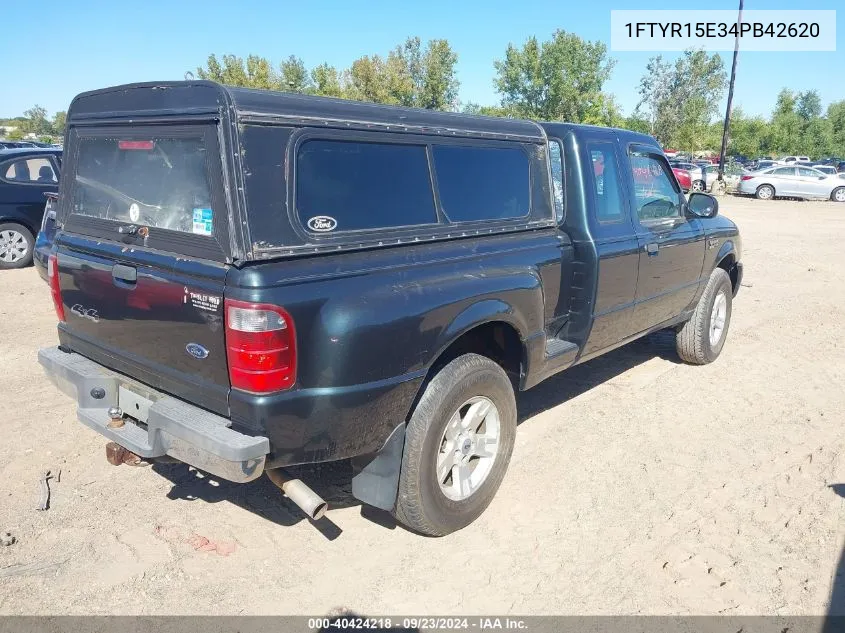 1FTYR15E34PB42620 2004 Ford Ranger Xlt