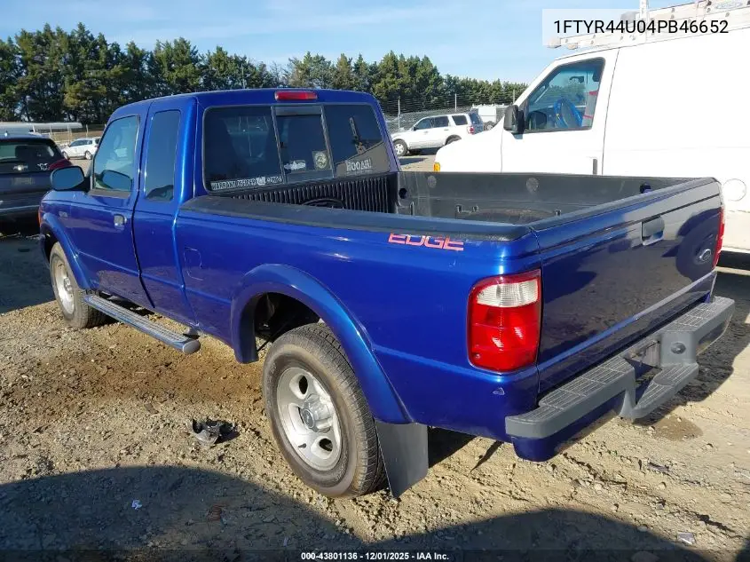 1FTYR44U04PB46652 2004 Ford Ranger Edge/Tremor/Xlt