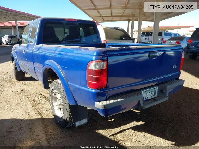 1FTYR14U04PA34285 2004 Ford Ranger Edge/Tremor/Xl/Xlt