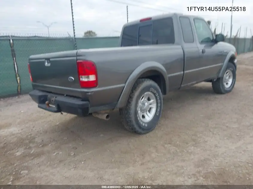 1FTYR14U55PA25518 2005 Ford Ranger