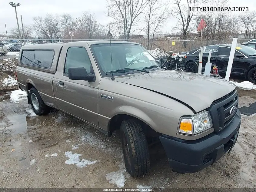 1FTYR10D86PA30073 2006 Ford Ranger Xl/Xlt