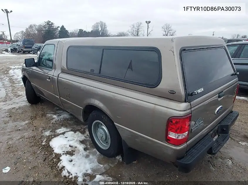 1FTYR10D86PA30073 2006 Ford Ranger Xl/Xlt