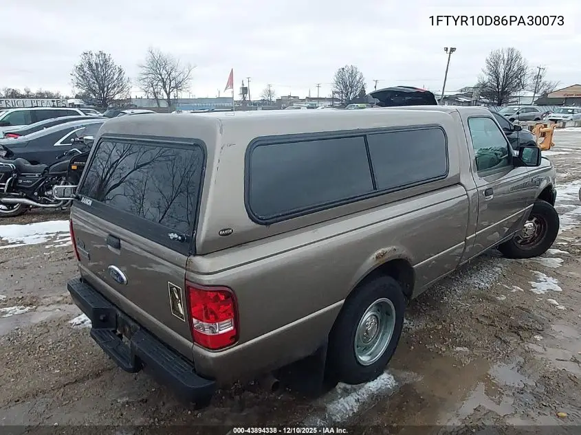 1FTYR10D86PA30073 2006 Ford Ranger Xl/Xlt