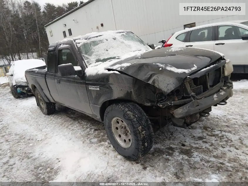 1FTZR45E26PA24793 2006 Ford Ranger Fx4 Level Ii/Fx4 Off-Road/Sport/Xlt