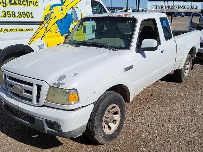 1FTYR14U27PA02023 2007 Ford Ranger Sport/Stx/Xl/Xlt