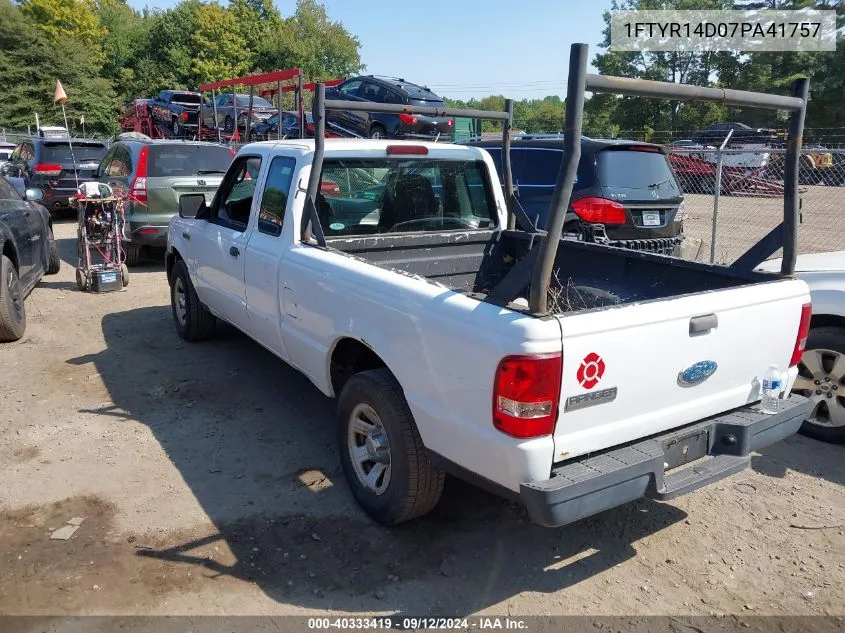 1FTYR14D07PA41757 2007 Ford Ranger Stx/Xl/Xlt