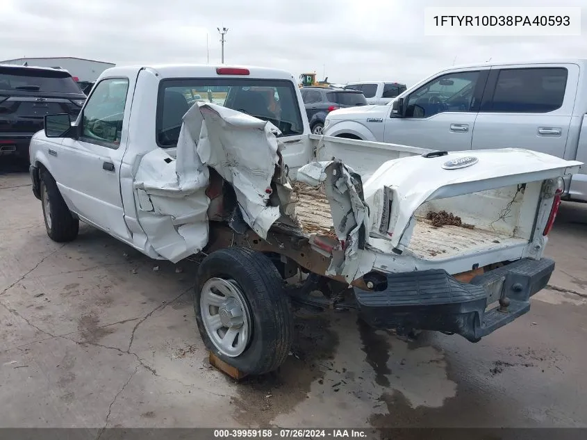 1FTYR10D38PA40593 2008 Ford Ranger Xl/Xlt