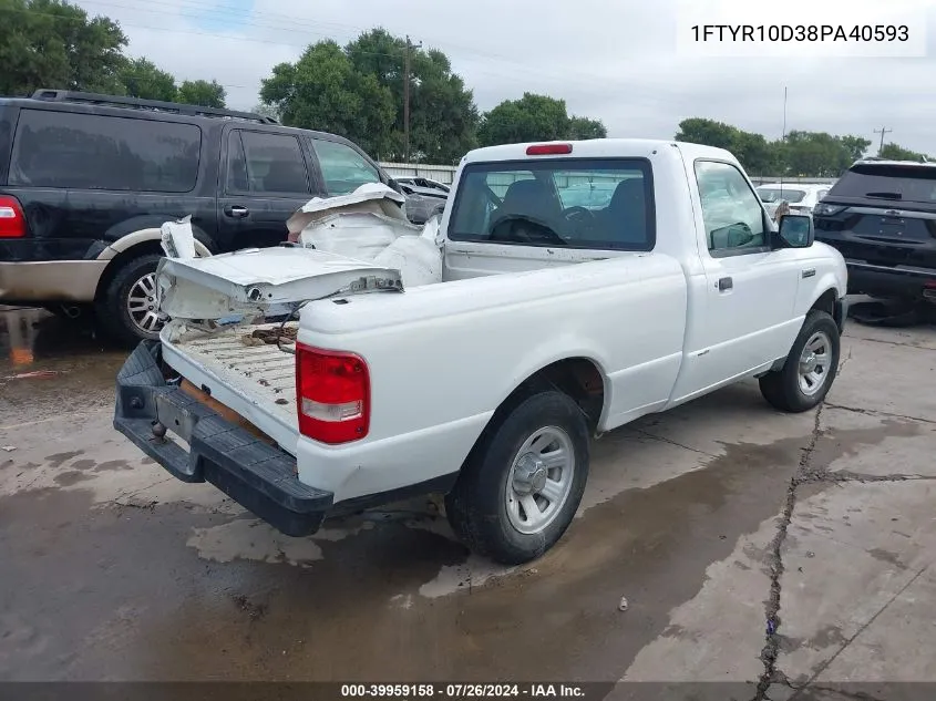 1FTYR10D38PA40593 2008 Ford Ranger Xl/Xlt