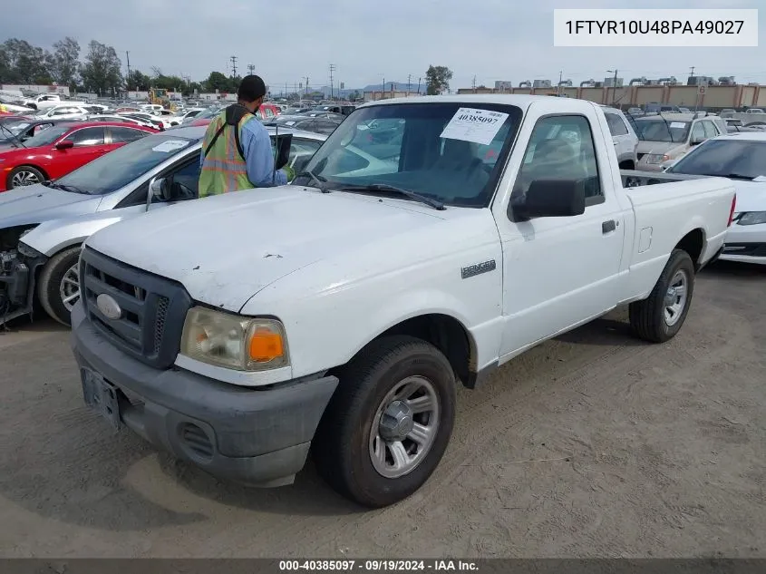 1FTYR10U48PA49027 2008 Ford Ranger Sport/Xl/Xlt