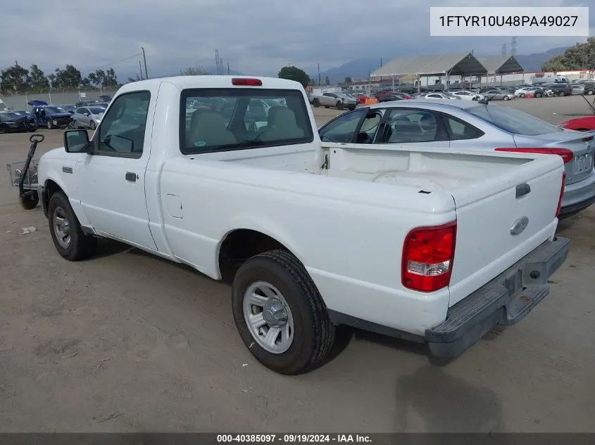 1FTYR10U48PA49027 2008 Ford Ranger Sport/Xl/Xlt