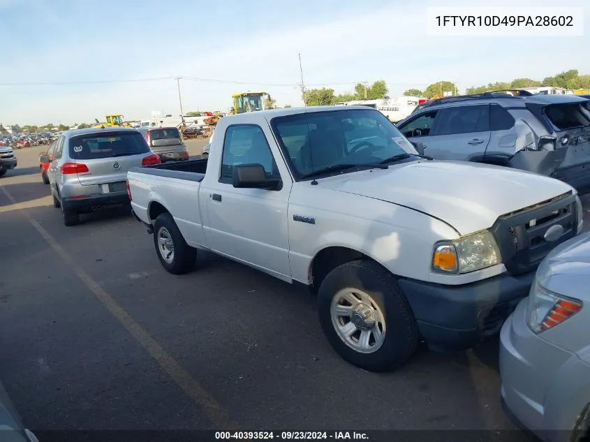 1FTYR10D49PA28602 2009 Ford Ranger Sport/Xl/Xlt