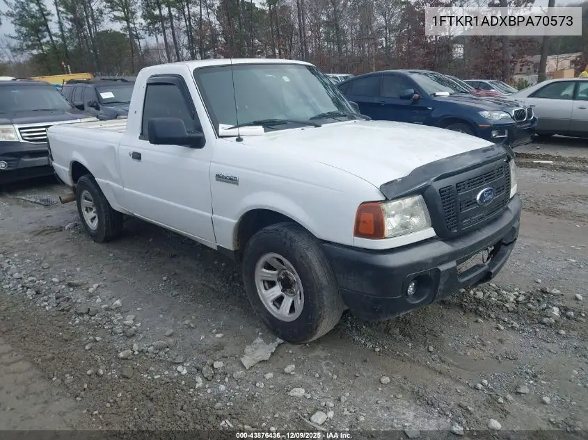 1FTKR1ADXBPA70573 2011 Ford Ranger Xl