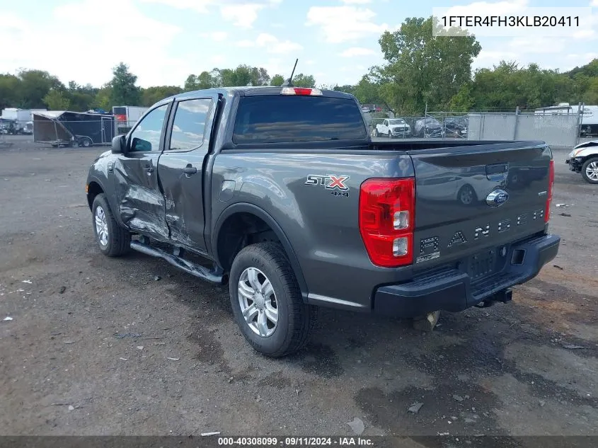 1FTER4FH3KLB20411 2019 Ford Ranger Xl