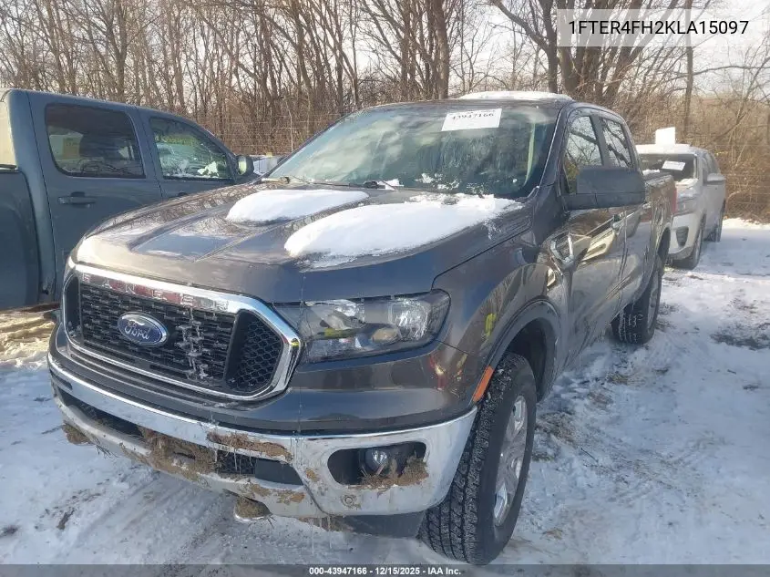 1FTER4FH2KLA15097 2019 Ford Ranger Xlt