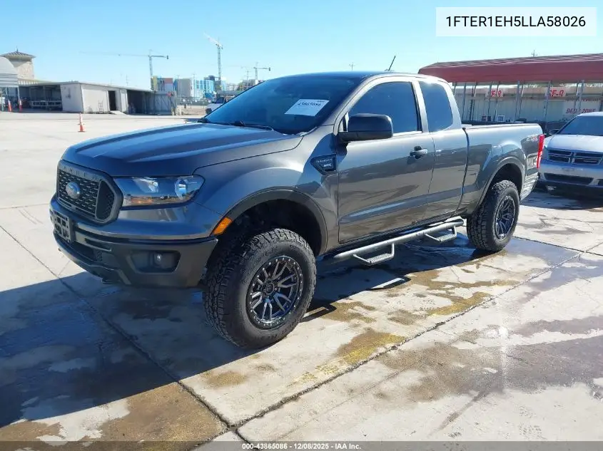 1FTER1EH5LLA58026 2020 Ford Ranger Xl