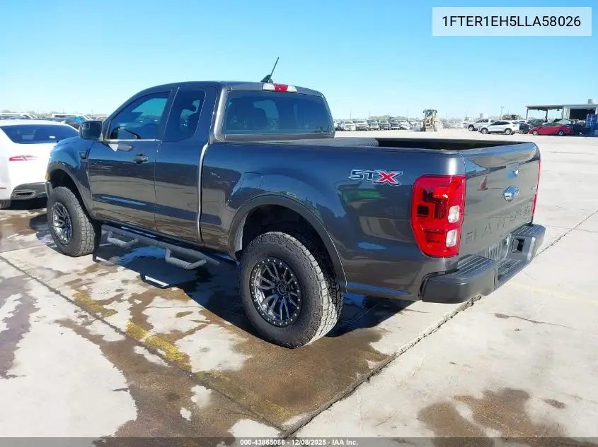 1FTER1EH5LLA58026 2020 Ford Ranger Xl