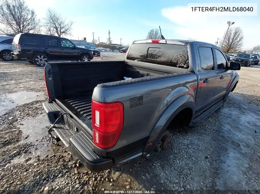 1FTER4FH2MLD68040 2021 Ford Ranger Xlt