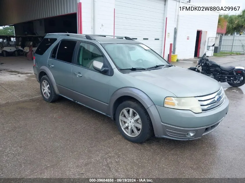 1FMDK02W88GA29967 2008 Ford Taurus X Sel