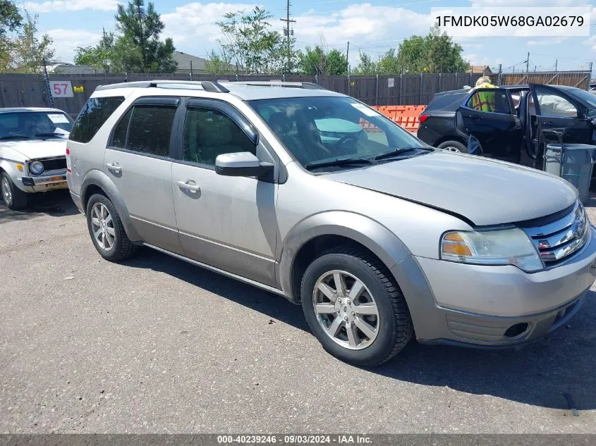 1FMDK05W68GA02679 2008 Ford Taurus X Sel