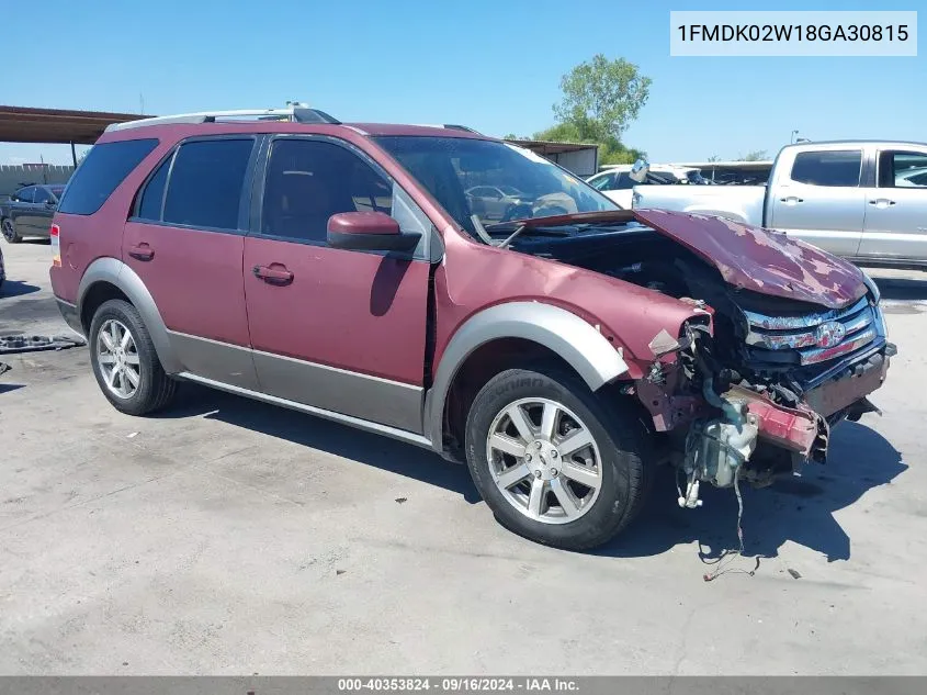 1FMDK02W18GA30815 2008 Ford Taurus X Sel