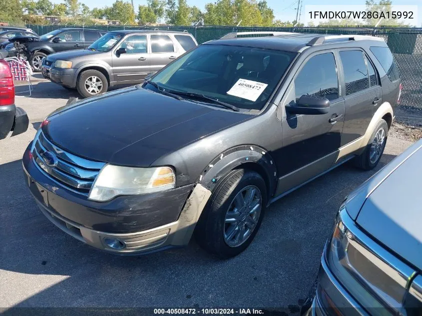 1FMDK07W28GA15992 2008 Ford Taurus X Eddie Bauer