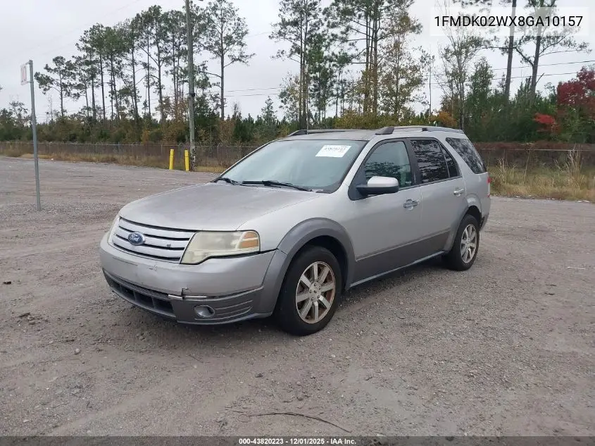 1FMDK02WX8GA10157 2008 Ford Taurus X Sel