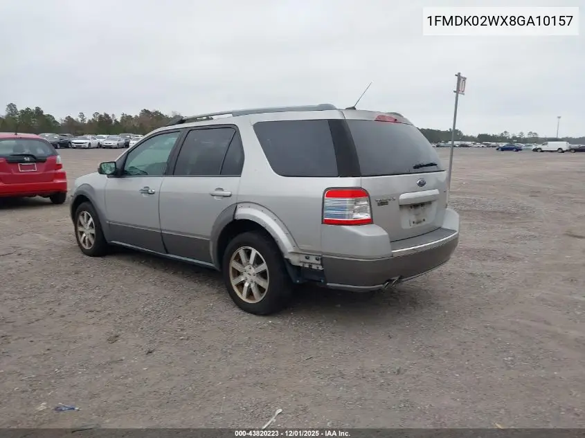 1FMDK02WX8GA10157 2008 Ford Taurus X Sel