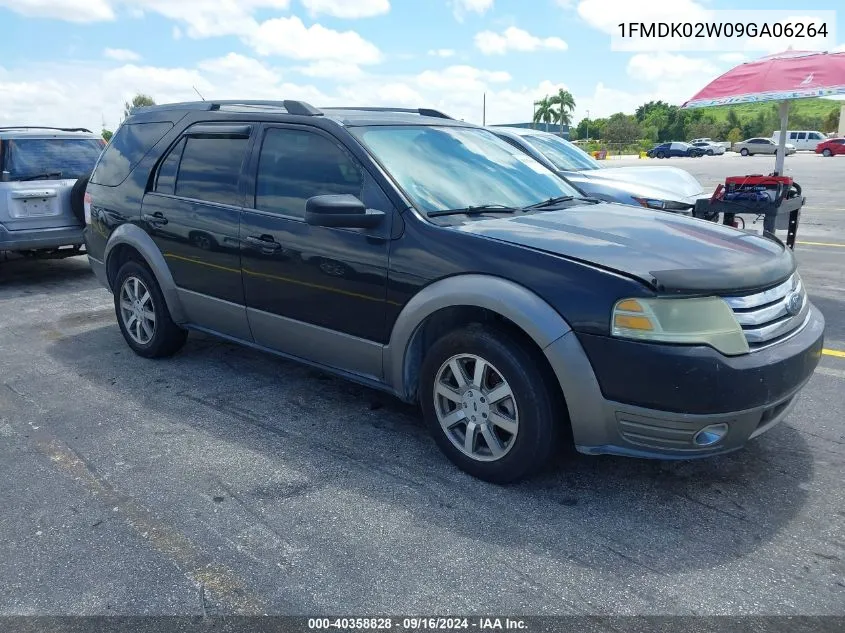 1FMDK02W09GA06264 2009 Ford Taurus X Sel