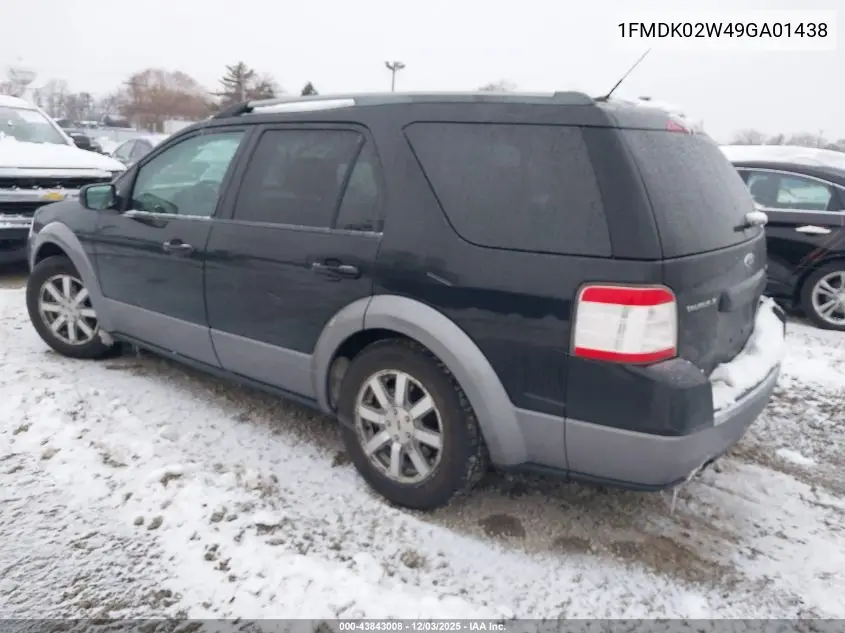 1FMDK02W49GA01438 2009 Ford Taurus X Sel