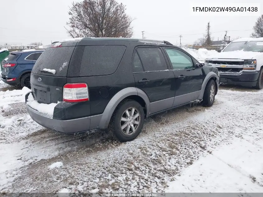 1FMDK02W49GA01438 2009 Ford Taurus X Sel