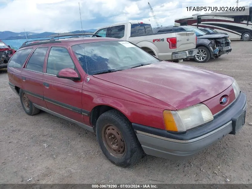 1988 Ford Taurus Gl VIN: 1FABP57U9JG246909 Lot: 39679290