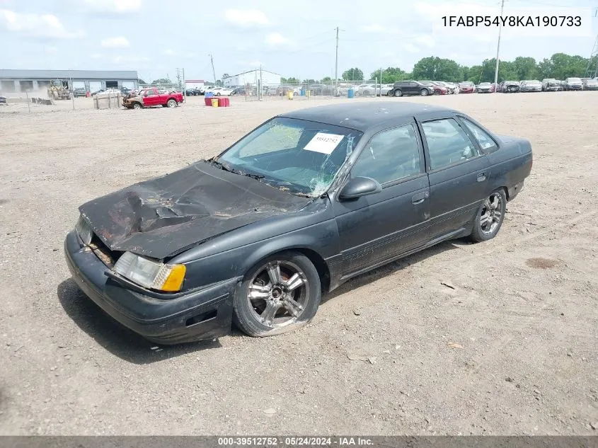 1FABP54Y8KA190733 1989 Ford Taurus Sho