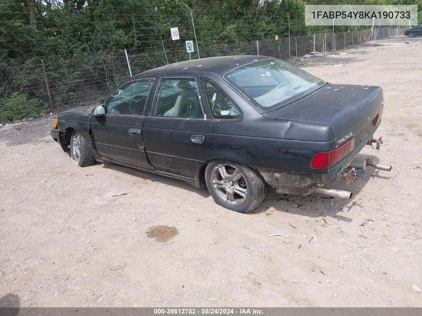 1FABP54Y8KA190733 1989 Ford Taurus Sho