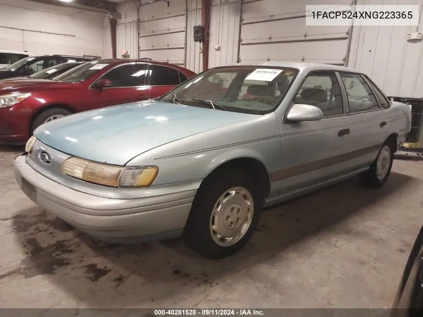 1FACP524XNG223365 1992 Ford Taurus Gl