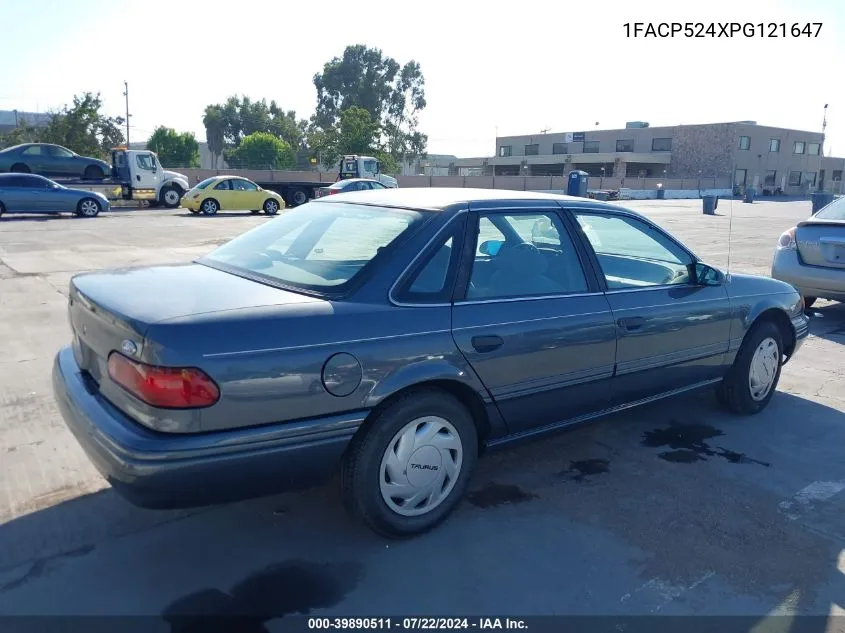 1993 Ford Taurus Gl VIN: 1FACP524XPG121647 Lot: 39890511