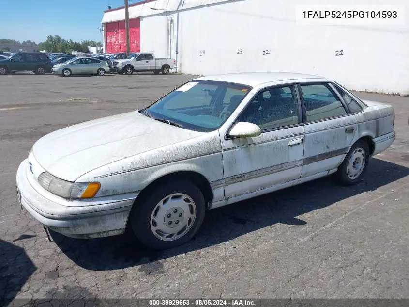 1993 Ford Taurus Gl VIN: 1FALP5245PG104593 Lot: 39929653