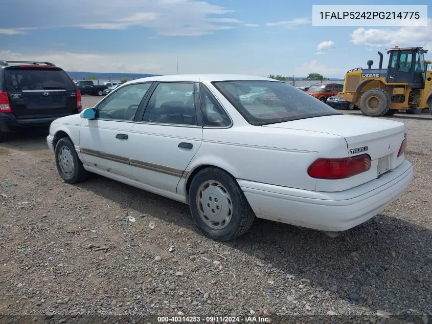 1FALP5242PG214775 1993 Ford Taurus Gl