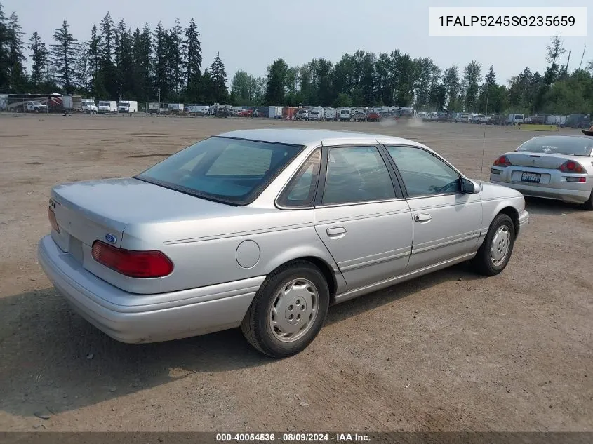 1995 Ford Taurus Gl/Se VIN: 1FALP5245SG235659 Lot: 40054536