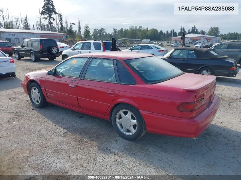 1995 Ford Taurus Sho VIN: 1FALP54P8SA235083 Lot: 40092701