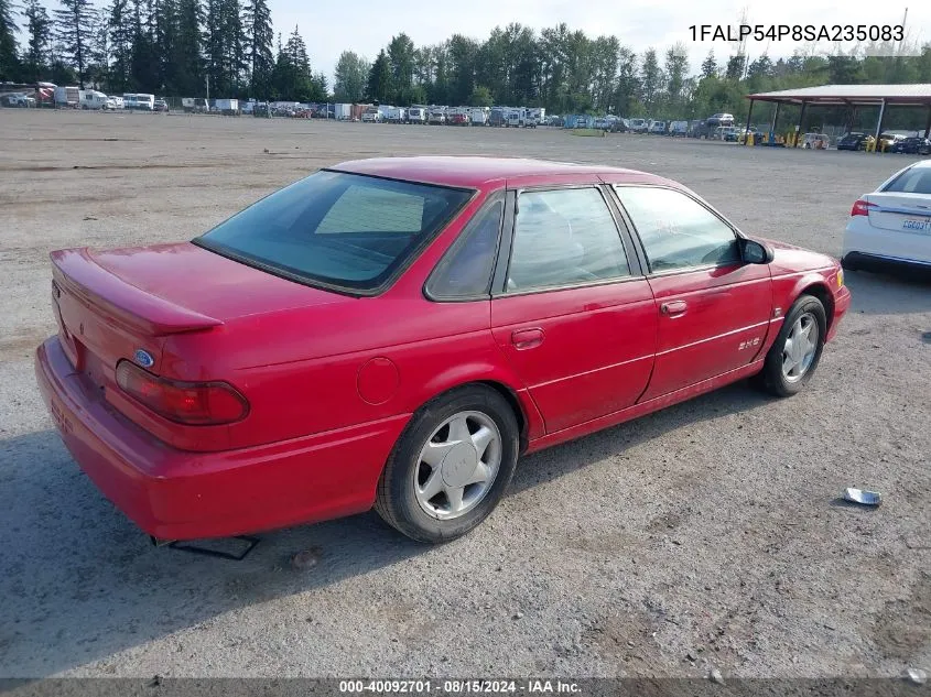 1995 Ford Taurus Sho VIN: 1FALP54P8SA235083 Lot: 40092701