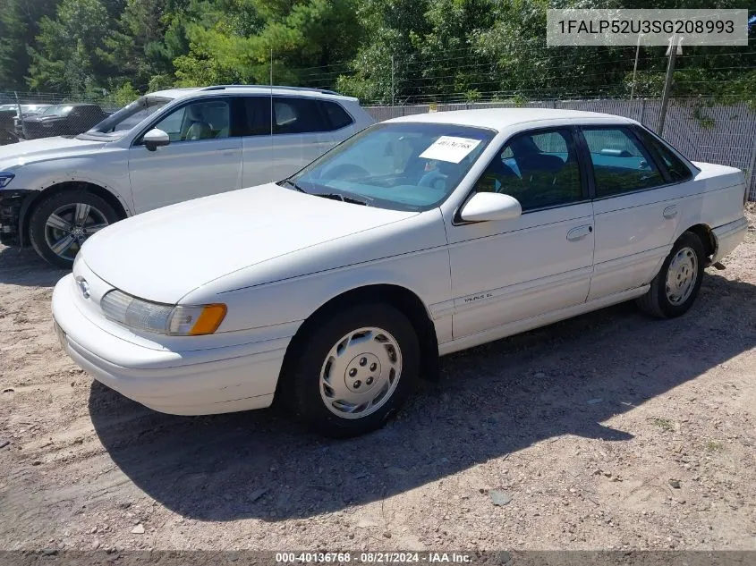 1995 Ford Taurus Gl/Se VIN: 1FALP52U3SG208993 Lot: 40136768