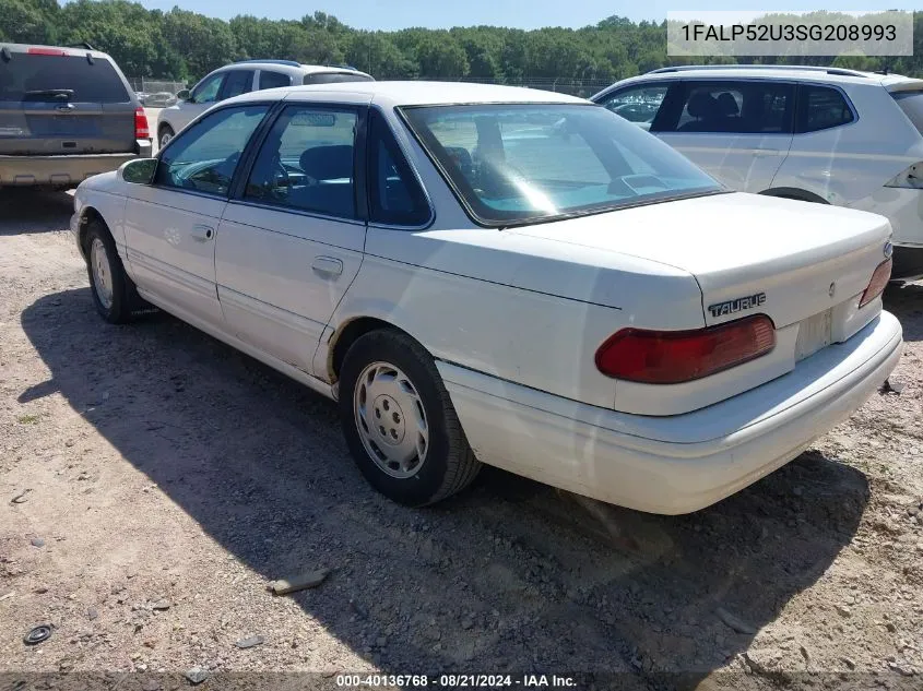 1995 Ford Taurus Gl/Se VIN: 1FALP52U3SG208993 Lot: 40136768