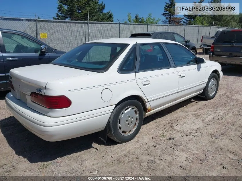 1995 Ford Taurus Gl/Se VIN: 1FALP52U3SG208993 Lot: 40136768