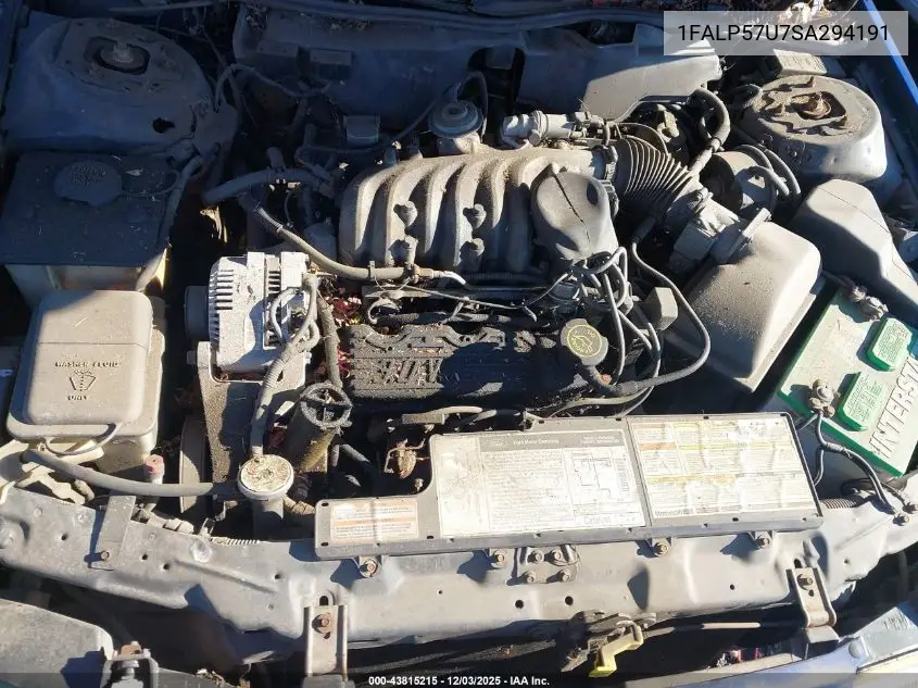1FALP57U7SA294191 1995 Ford Taurus Gl