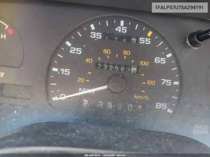 1FALP57U7SA294191 1995 Ford Taurus Gl