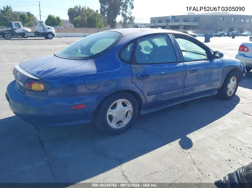 1996 Ford Taurus Gl VIN: 1FALP52U6TG305090 Lot: 40336762