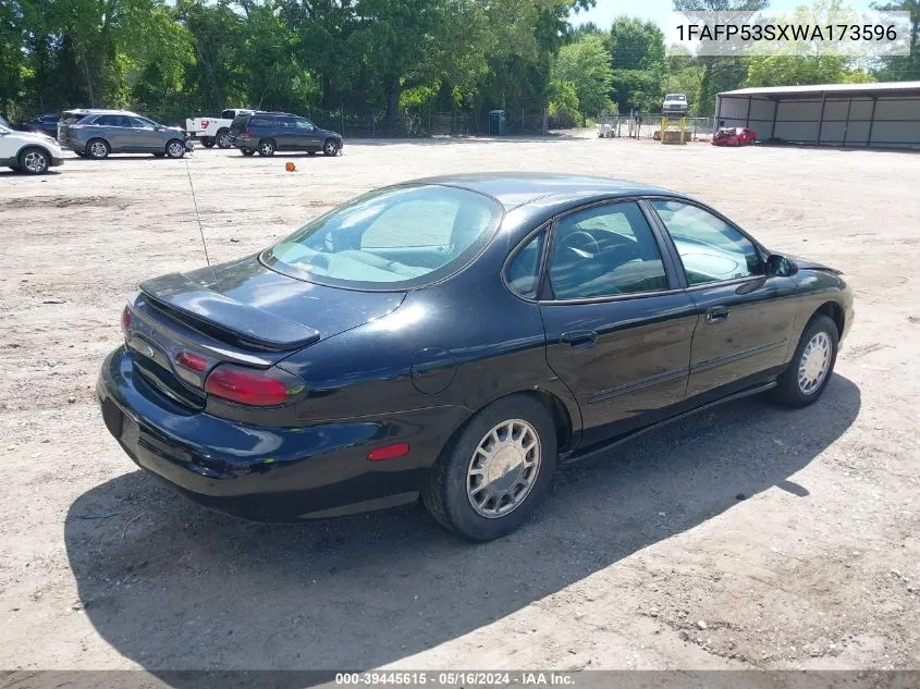 1998 Ford Taurus Se Comfort VIN: 1FAFP53SXWA173596 Lot: 39445615