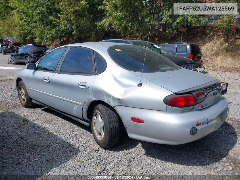 1998 Ford Taurus Lx/Se VIN: 1FAFP52U5WA125569 Lot: 40353054