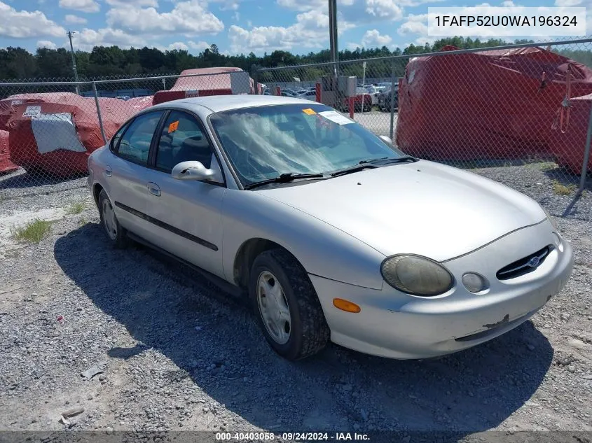 1998 Ford Taurus Lx/Se VIN: 1FAFP52U0WA196324 Lot: 40403058