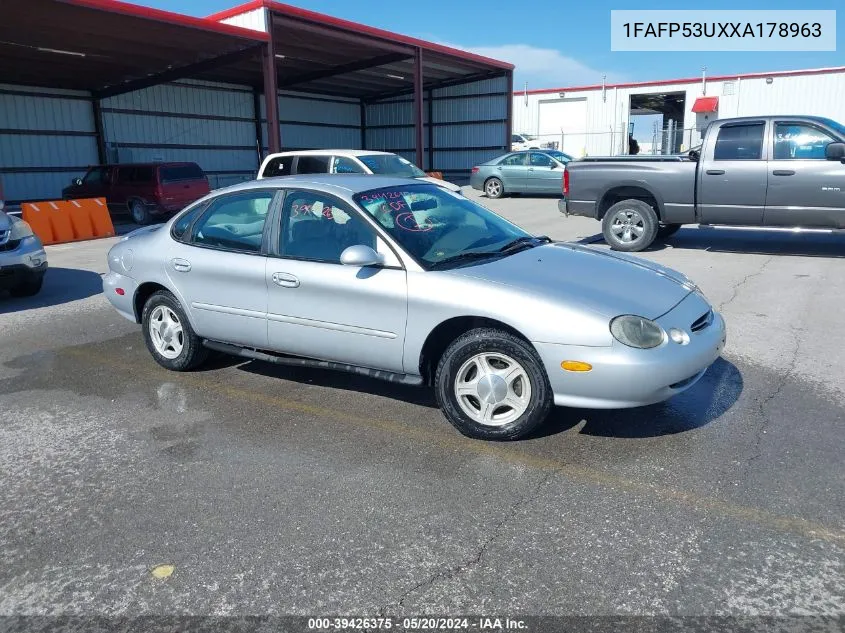 1999 Ford Taurus Se VIN: 1FAFP53UXXA178963 Lot: 39426375